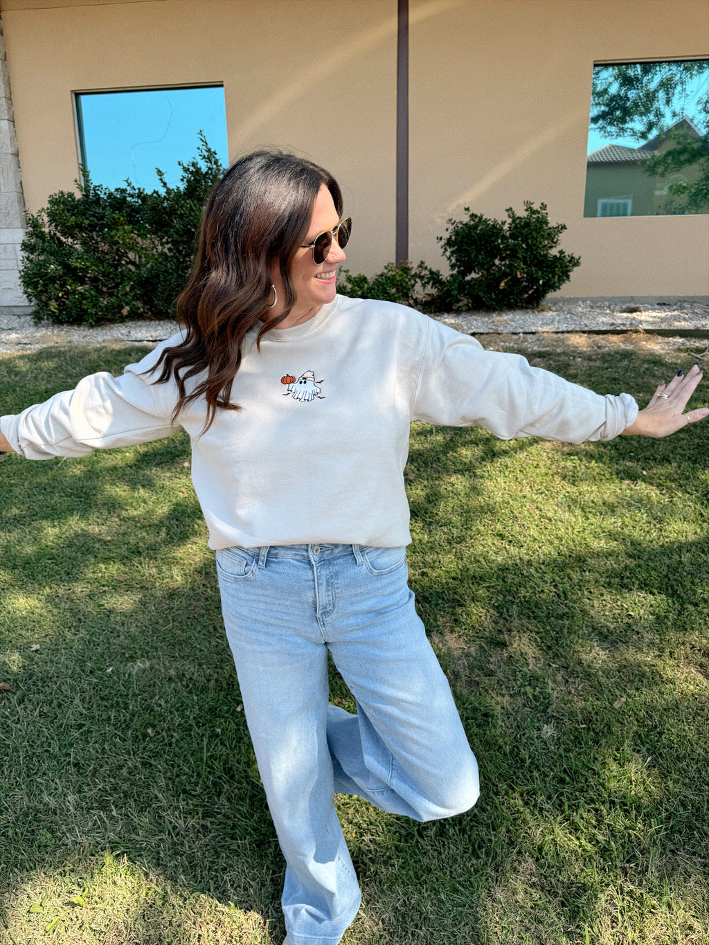 Pumpkin Ghost Sweatshirt