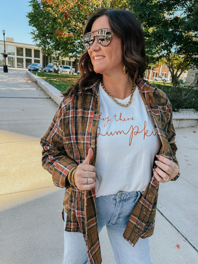 “Hay Bale” Flannel