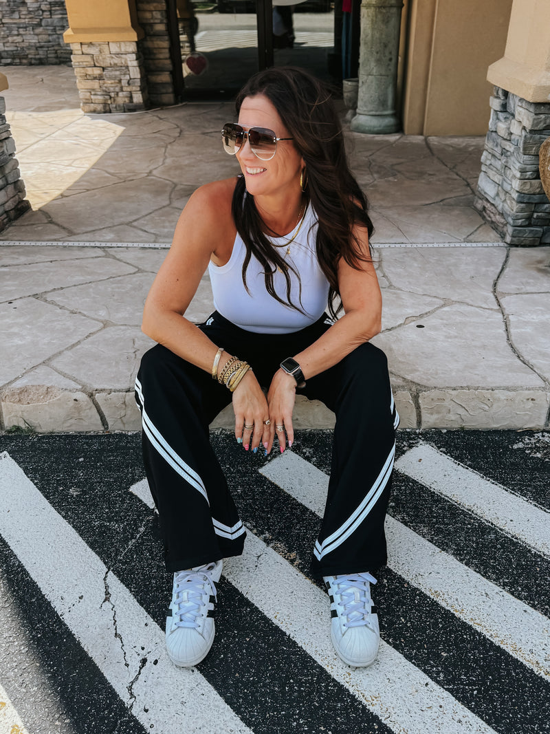 Noir Track Pants
