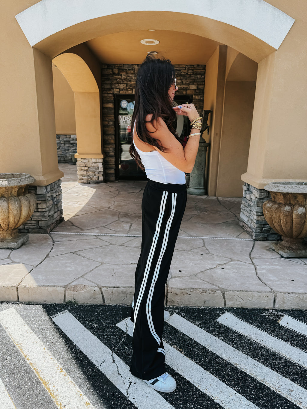 Noir Track Pants