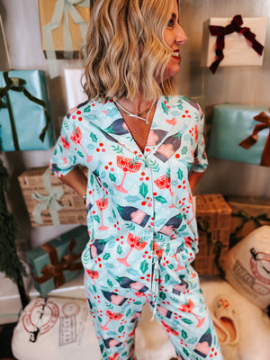 Holiday Champagne PJ Set