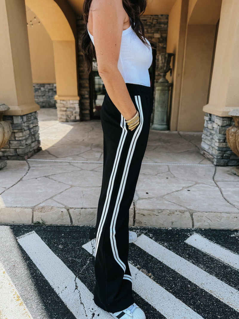 Noir Track Pants