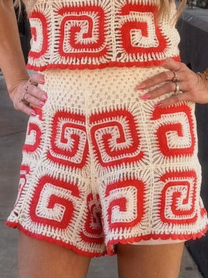 Granny Square Shorts