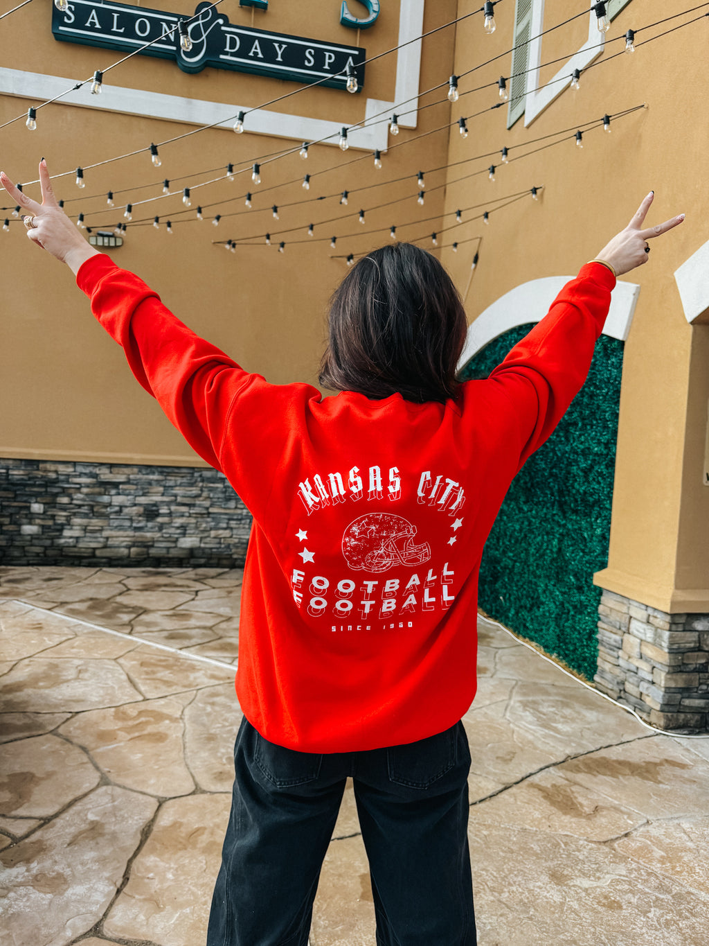 KC Football Red Sweatshirt