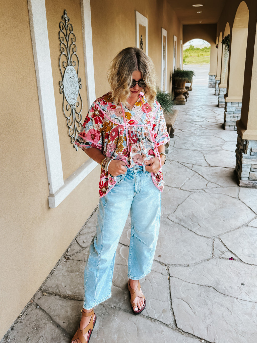 Judy Bloom Floral Top