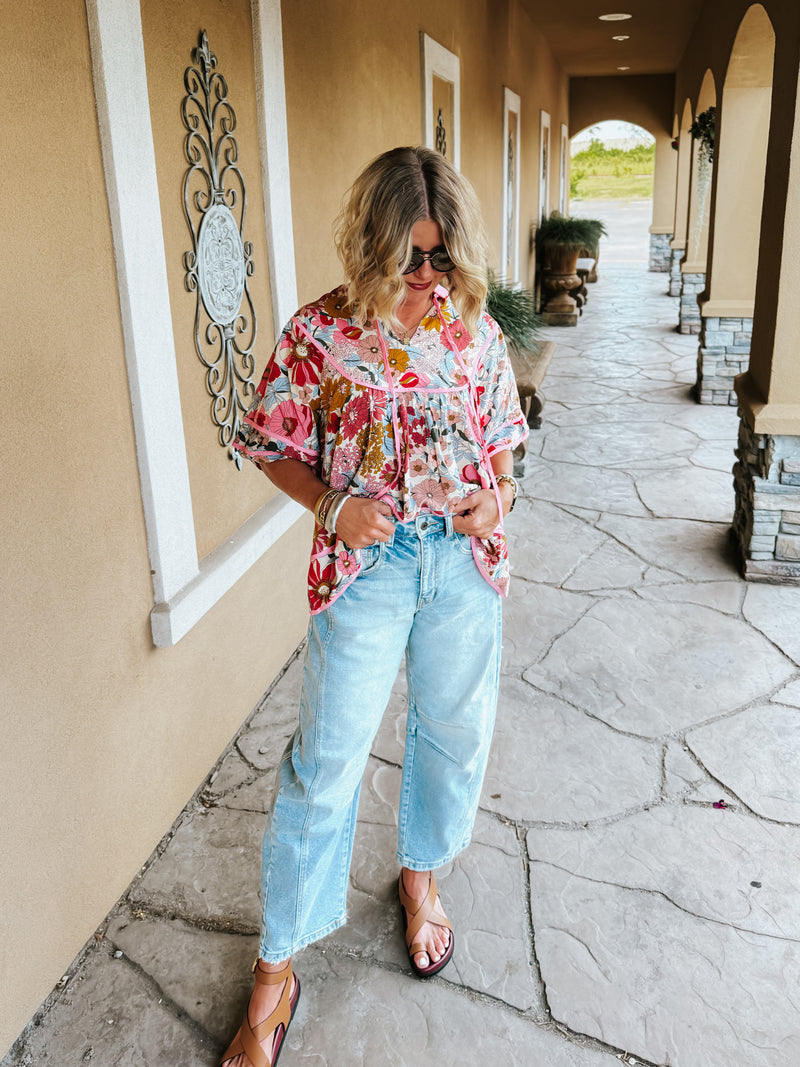 Judy Bloom Floral Top