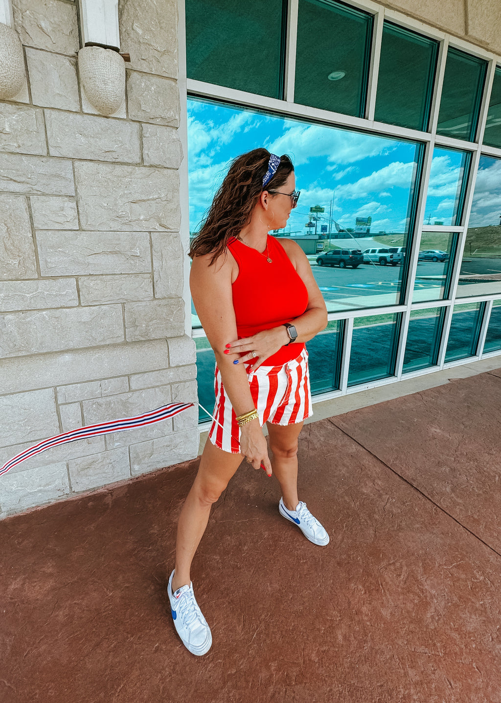 USA Striped Shorts