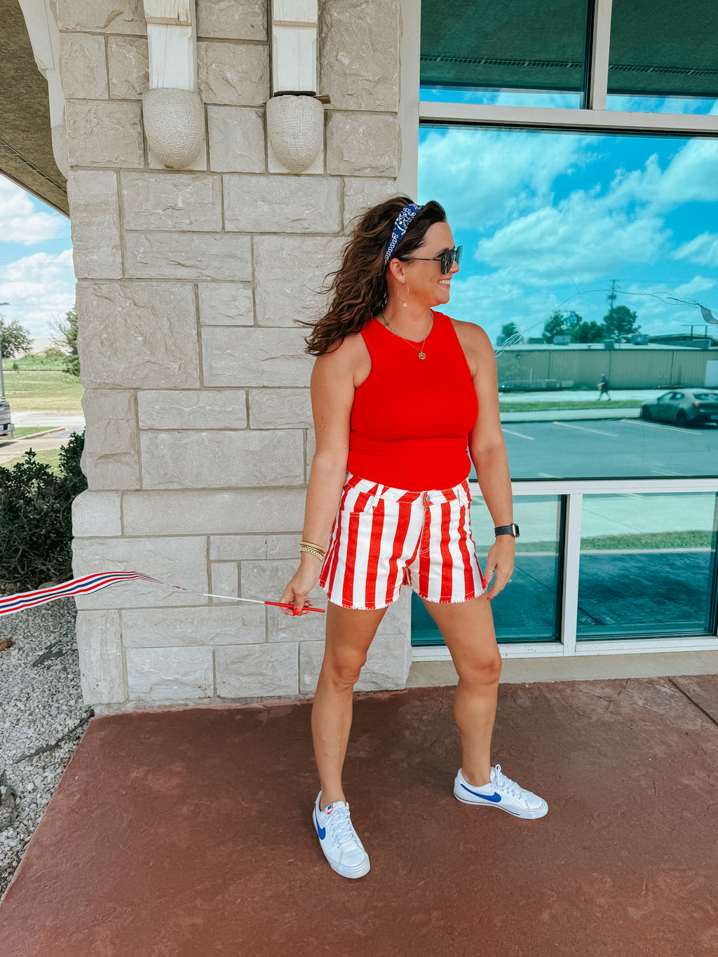 USA Striped Shorts