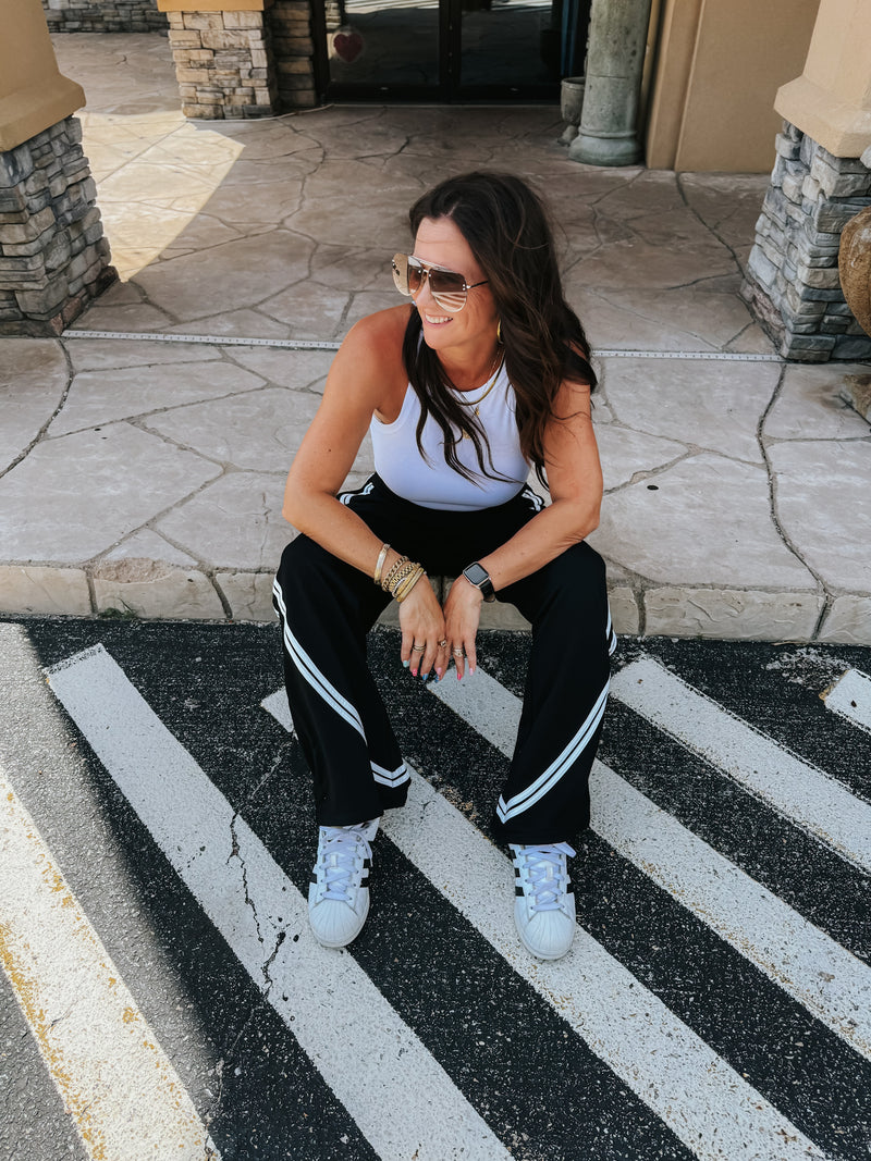 Noir Track Pants