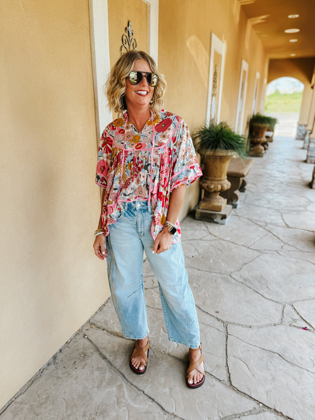 Judy Bloom Floral Top