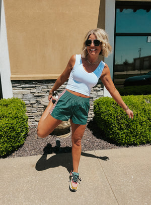 Seamless Reversible Tank - White