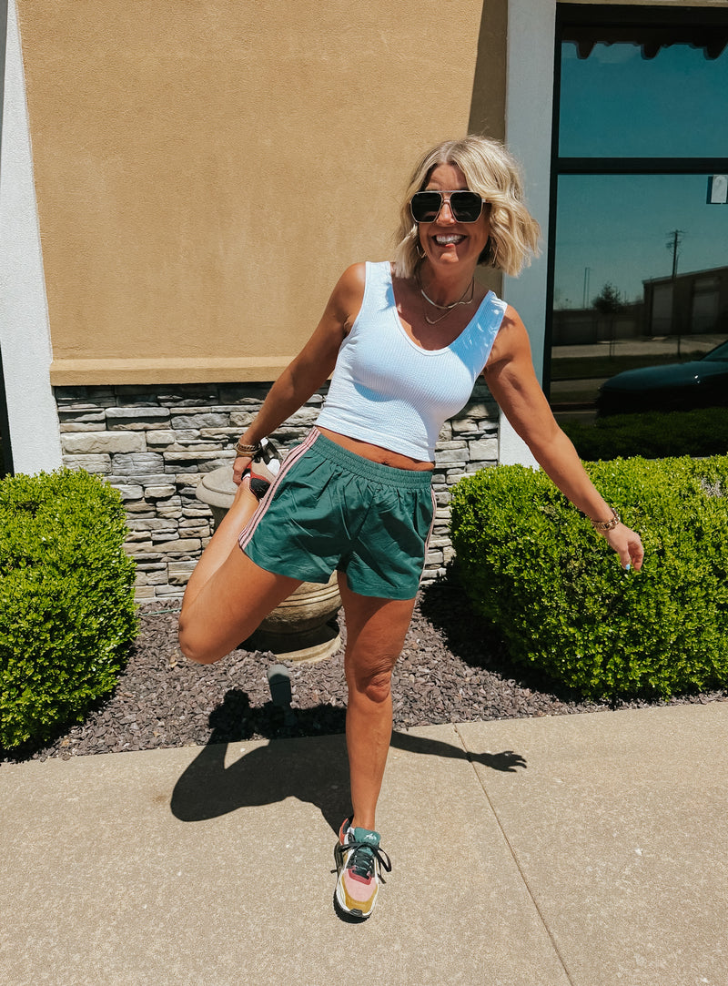Seamless Reversible Tank - White