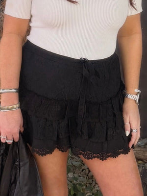 All The Time Lace Shorts