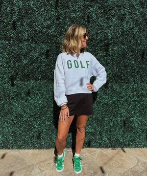Golf Cropped Sweatshirt