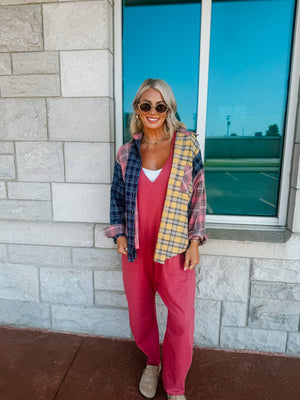 Mama Rands Blue Flannel Shirt