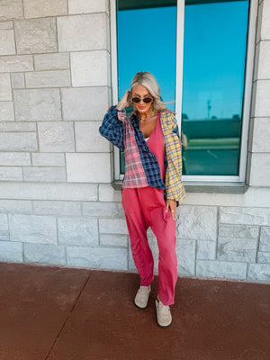 Mama Rands Blue Flannel Shirt