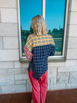 Mama Rands Blue Flannel Shirt