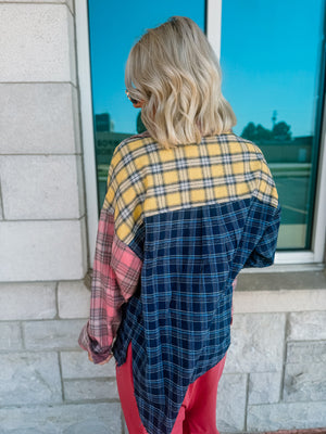 Mama Rands Blue Flannel Shirt