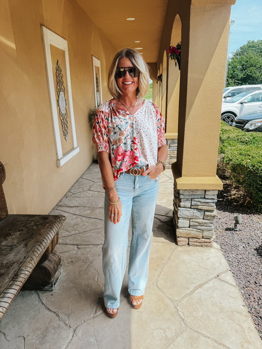 Mix Match Rose Floral Top