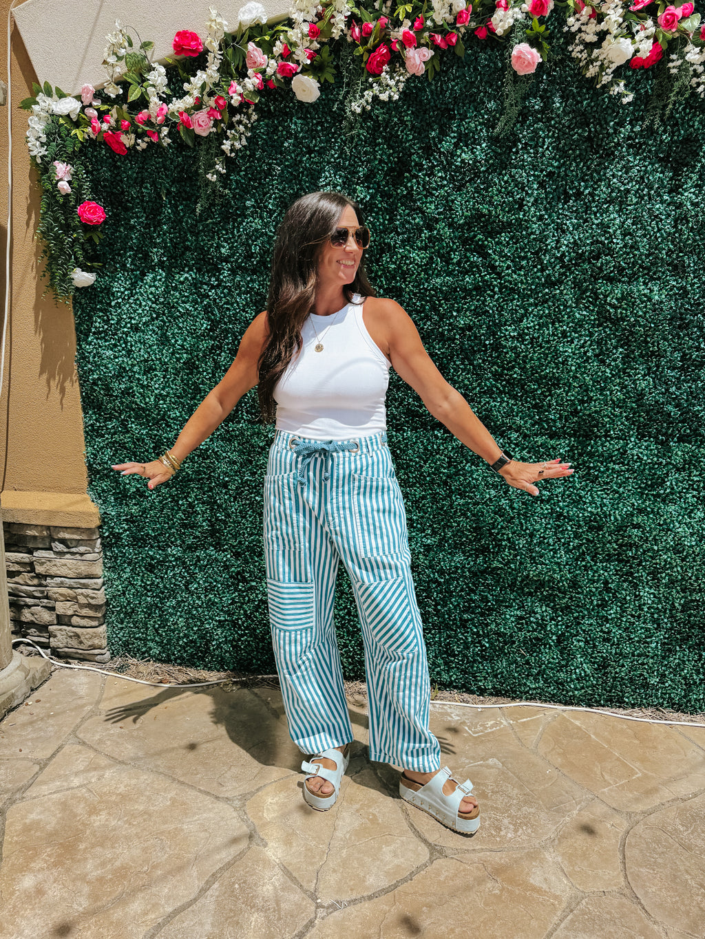 Railroad Blue Striped Pants