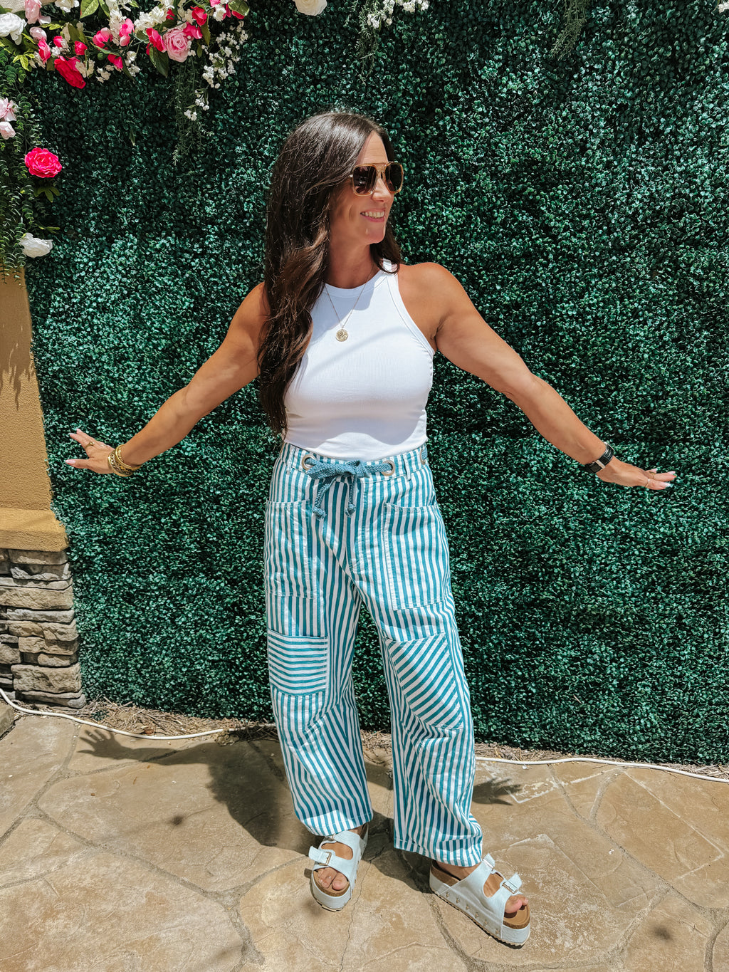 Railroad Blue Striped Pants