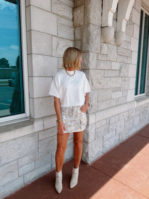 Camo Mini Skirt