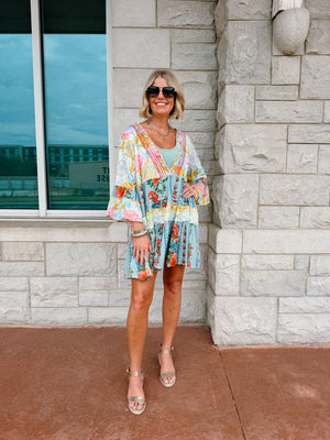 Botanical Floral Dress