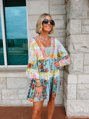 Botanical Floral Dress