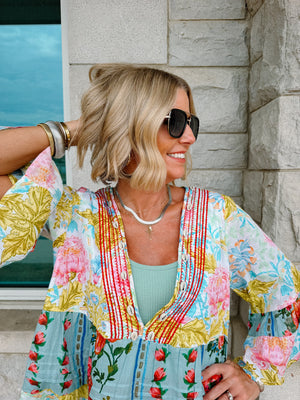 Botanical Floral Dress