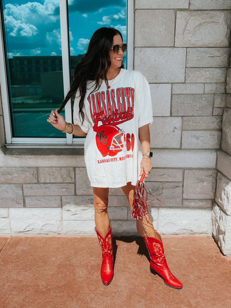 90's Vintage KC Ivory Tee