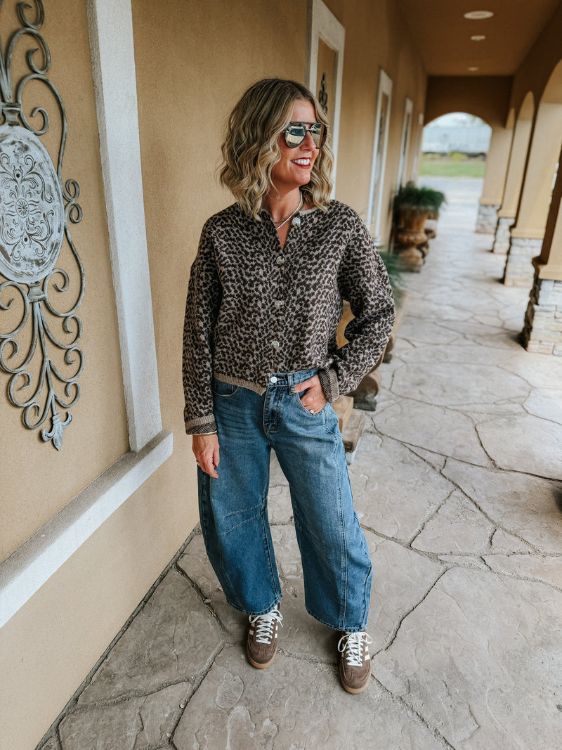 Aria Leopard Cardi
