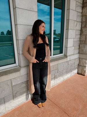Tate Knit Cardigan - Sand