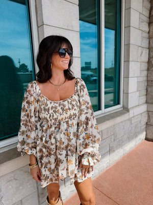 Woodly Bloom Romper