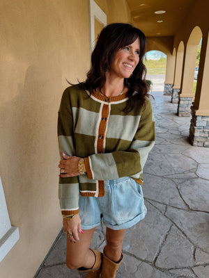 Auggie Wide Striped Sweater