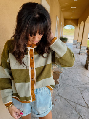 Auggie Wide Striped Sweater