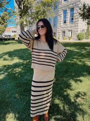 Scottie Striped Sweater