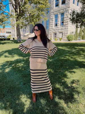 Scottie Striped Sweater