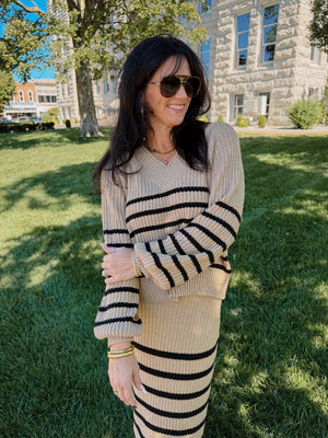 Scottie Striped Sweater