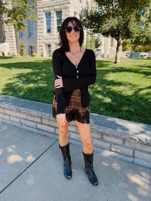 Highlands Plaid Shorts - Brown