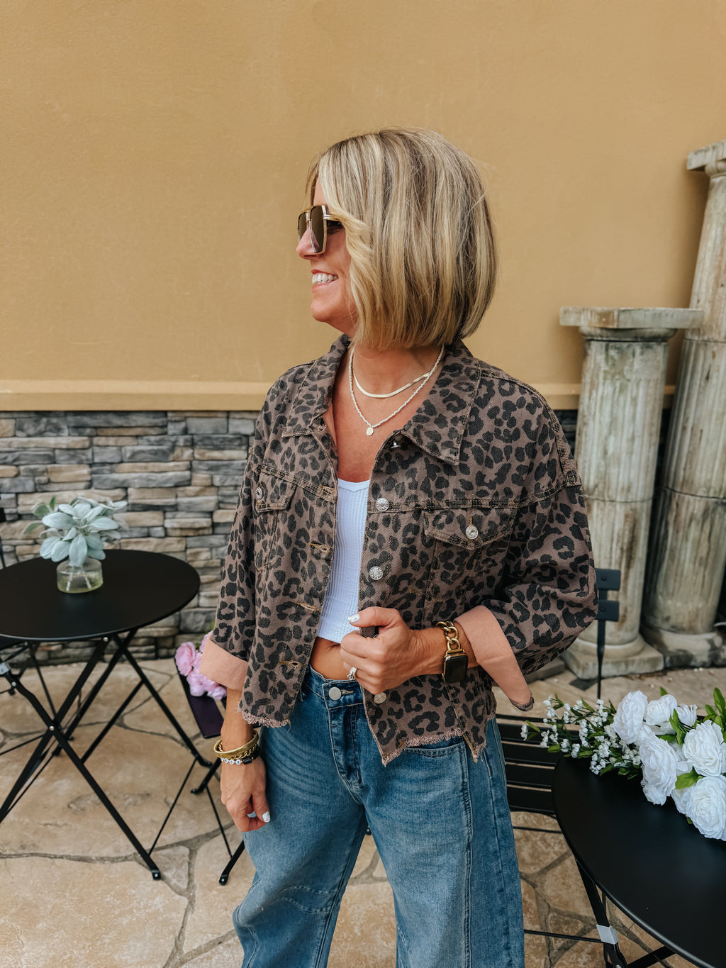 Leo Leopard Jacket