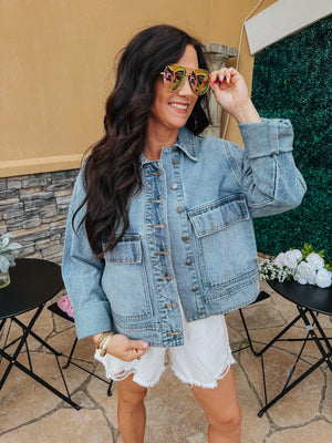 Big Pocket Denim Jacket