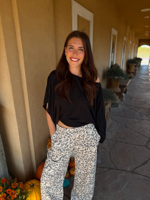 Leopard Trouser Sweatpants