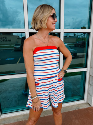 Dockside Terry Cloth Striped set