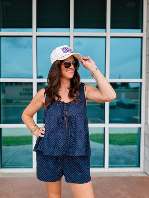 White USA Trucker Hat