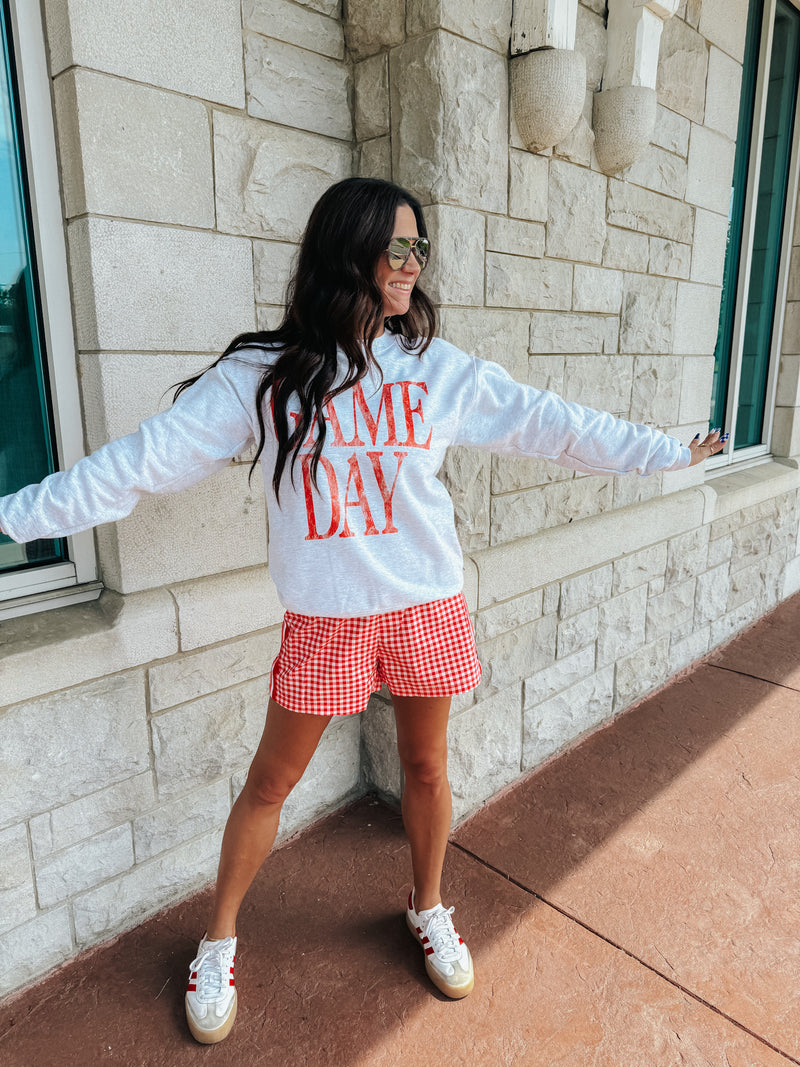 Red Game Day Sweatshirt