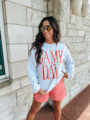 Red Game Day Sweatshirt