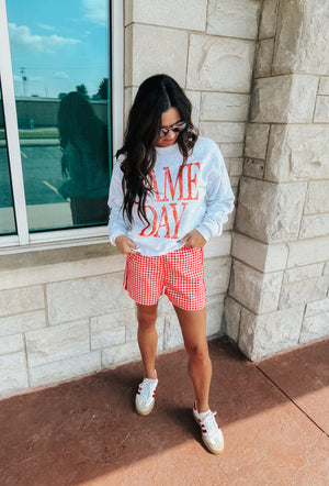 Frilly Red Boxer Shorts