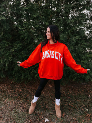 Kansas City Reversible Sweatshirt - Red