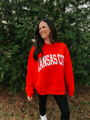 Kansas City Reversible Sweatshirt - Red