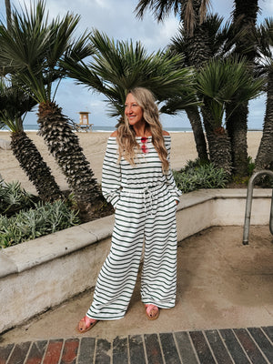 Newport Striped Jumpsuit